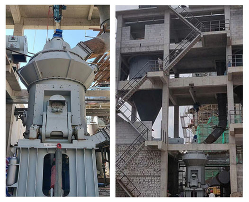 85T/H-730T/H HVM Zement-reibendes System der Vertikalen-roher Mühlevrm