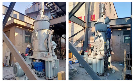 Vertikale Walzwerkanlage des Zement-85-730T/H für das Rohstoff-Kohlen-Quarz-Reiben