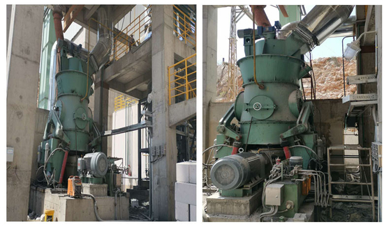 Masche vertikaler der Calciumcarbonats-Bergbau-Schleifmühle-Quarz-reibende Anlagen1250