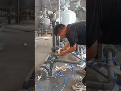 Ausrüstung für die pneumatische Großflächenpumpe (Densphasenübertragungsbehälter)