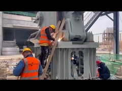 Positionierung und Schweißen von vertikalen Walzlagersitzen